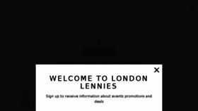 What Londonlennies.com website looked like in 2018 (5 years ago)