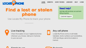 What Locatemyphone.co.uk website looked like in 2018 (5 years ago)