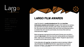 What Largofilmawards.com website looked like in 2018 (5 years ago)