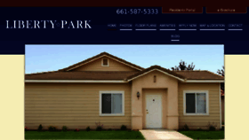 What Libertyparkapartmenthomes.com website looked like in 2018 (5 years ago)