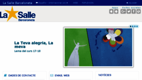 What Lasallebarceloneta.sallenet.org website looked like in 2018 (5 years ago)