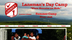 What Lansmansdaycamp.com website looked like in 2018 (5 years ago)