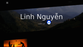 What Linhnguyen.info website looked like in 2018 (5 years ago)