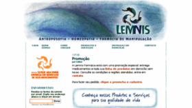 What Lemnisfarmacia.com.br website looked like in 2018 (5 years ago)