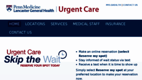 What Lghealthurgentcare.org website looked like in 2018 (5 years ago)