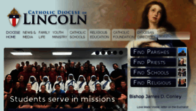 What Lincolndiocese.org website looked like in 2018 (6 years ago)