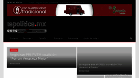 What Lapolitica.com.mx website looked like in 2018 (5 years ago)