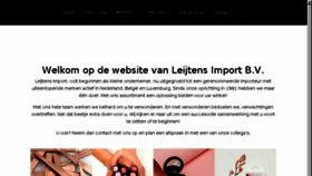 What Leijtens-import.nl website looked like in 2018 (5 years ago)