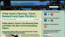 What Landscapephotographyblogger.com website looked like in 2018 (5 years ago)