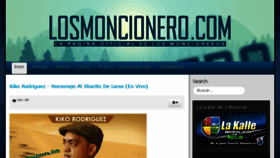 What Losmoncionero.com website looked like in 2018 (5 years ago)