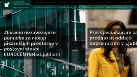 What Ljubljananepremicnine.si website looked like in 2018 (5 years ago)