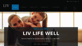 What Livinternational.net website looked like in 2018 (5 years ago)