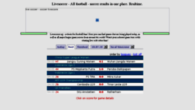 What Livesoccer.ug website looked like in 2018 (5 years ago)