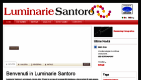 What Luminariesantoro.com website looked like in 2018 (5 years ago)
