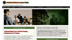 What Lawyer4criminaldefense.com website looked like in 2018 (5 years ago)