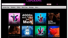 What Lapgrams.com website looked like in 2018 (5 years ago)