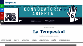 What Latempestad.mx website looked like in 2018 (5 years ago)