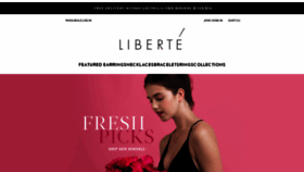 What Liberte.com.au website looked like in 2018 (5 years ago)