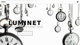 What Luminetmedia.com website looked like in 2018 (5 years ago)