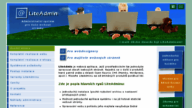 What Liteadmin.cz website looked like in 2018 (5 years ago)