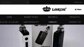 What Lords.co.nz website looked like in 2018 (7 years ago)