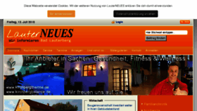 What Lauterneues.de website looked like in 2018 (5 years ago)