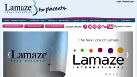 What Lamaze.com website looked like in 2018 (5 years ago)