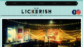 What Lickerish.com.au website looked like in 2018 (5 years ago)