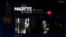What Lesmagritteducinema.com website looked like in 2018 (5 years ago)