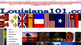 What Louisiana101.com website looked like in 2018 (5 years ago)