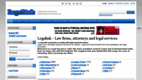 What Legalink.org website looked like in 2018 (5 years ago)