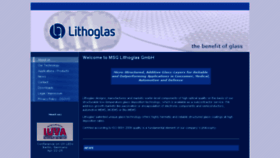 What Lithoglas.de website looked like in 2018 (5 years ago)