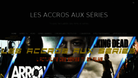 What Lesaccrosauxseries.com website looked like in 2018 (5 years ago)