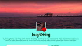What Laughterkey.com website looked like in 2018 (5 years ago)