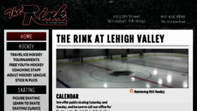 What Lehighvalleyicearena.com website looked like in 2018 (5 years ago)