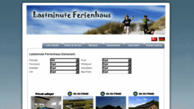 What Lastminute-ferienhaus.dk website looked like in 2018 (5 years ago)