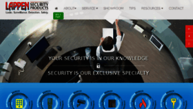 What Lappensecurity.com website looked like in 2018 (5 years ago)