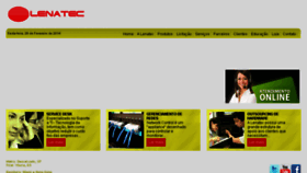What Lenatec.com.br website looked like in 2018 (5 years ago)
