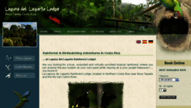 What Lagarto-lodge-costa-rica.com website looked like in 2018 (5 years ago)