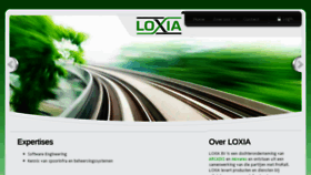 What Loxia.nl website looked like in 2018 (5 years ago)