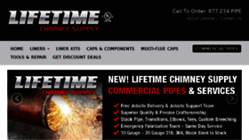 What Lifetimechimneysupply.com website looked like in 2018 (5 years ago)