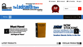What Locksmithstore.com website looked like in 2018 (5 years ago)