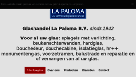What La-paloma.com website looked like in 2018 (5 years ago)