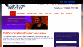 What Lightningprocess.co.uk website looked like in 2018 (5 years ago)