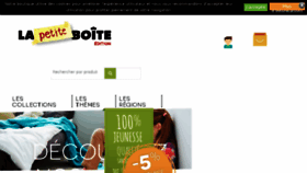 What Lapetiteboite-edition.fr website looked like in 2018 (5 years ago)