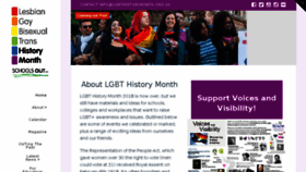What Lgbthistorymonth.org.uk website looked like in 2018 (5 years ago)