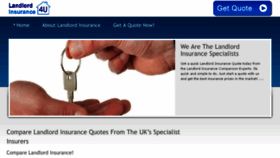 What Landlordinsurance4u.co.uk website looked like in 2018 (5 years ago)
