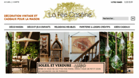 What Lafeecaseine.fr website looked like in 2018 (5 years ago)