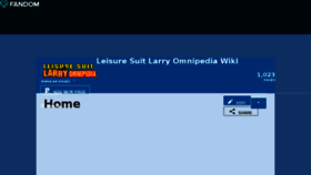 What Leisuresuitlarry.wikia.com website looked like in 2018 (5 years ago)