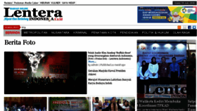 What Lenteraindonesia.co.id website looked like in 2018 (5 years ago)